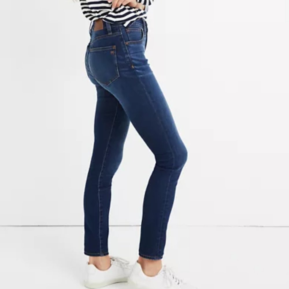 MADEWELL ROADTRIPPER slim leg dark wash ankle cut jeans 16W